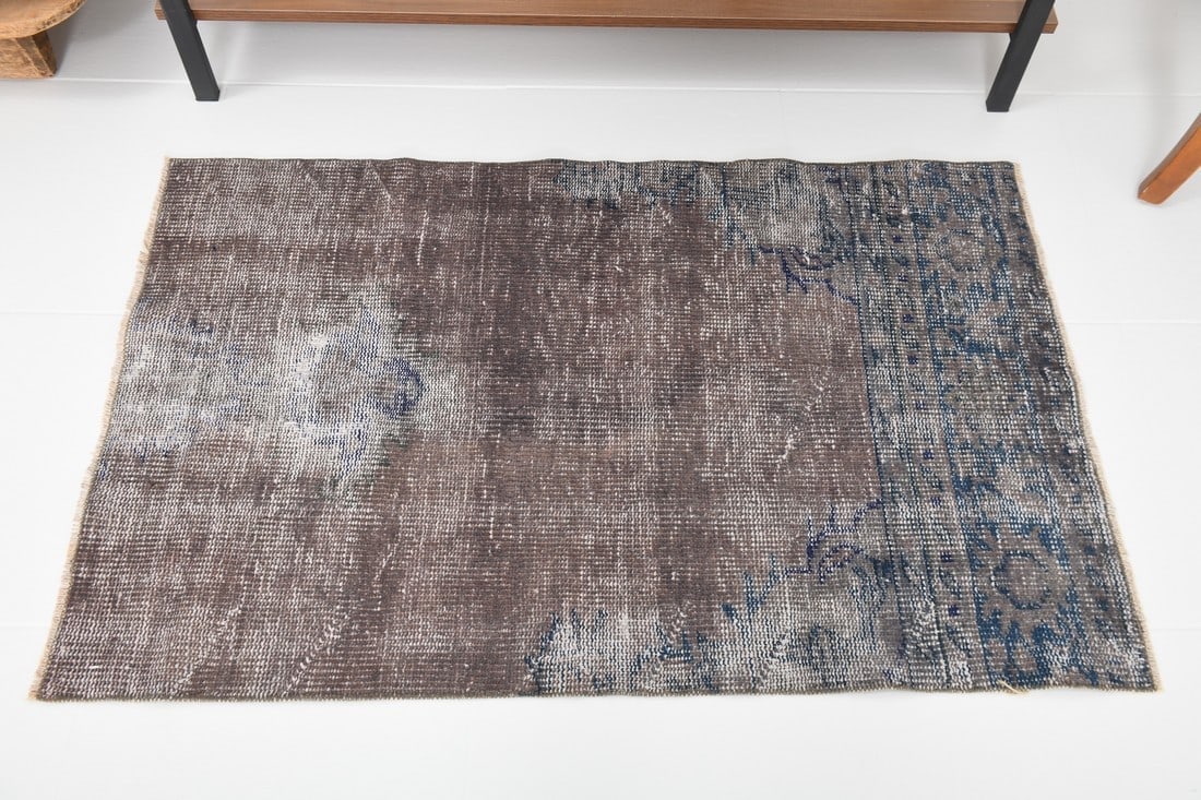 2'4'' x 3'10'' Turkish Vintage Runner Rug - 24856 - 3