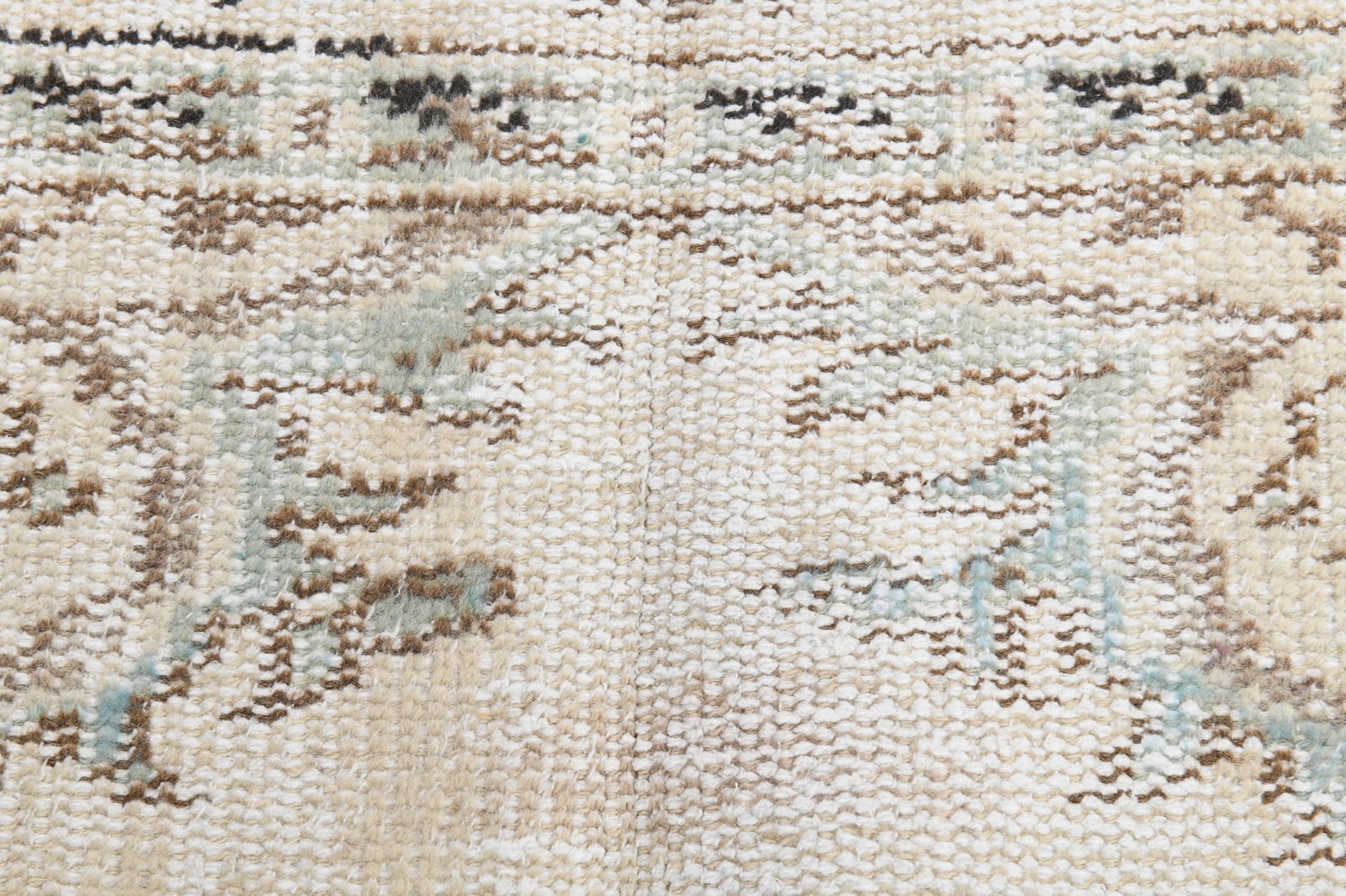 5'0'' x 8'11'' Handmade Vintage Wool Rug - 3570 - 11