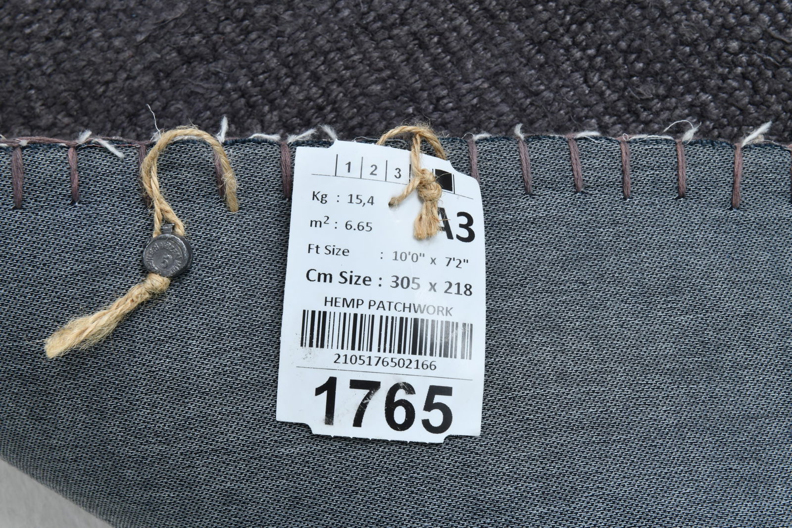 7'1'' x 10'0'' Handmade Vintage Wool Rug - 1765 - 20