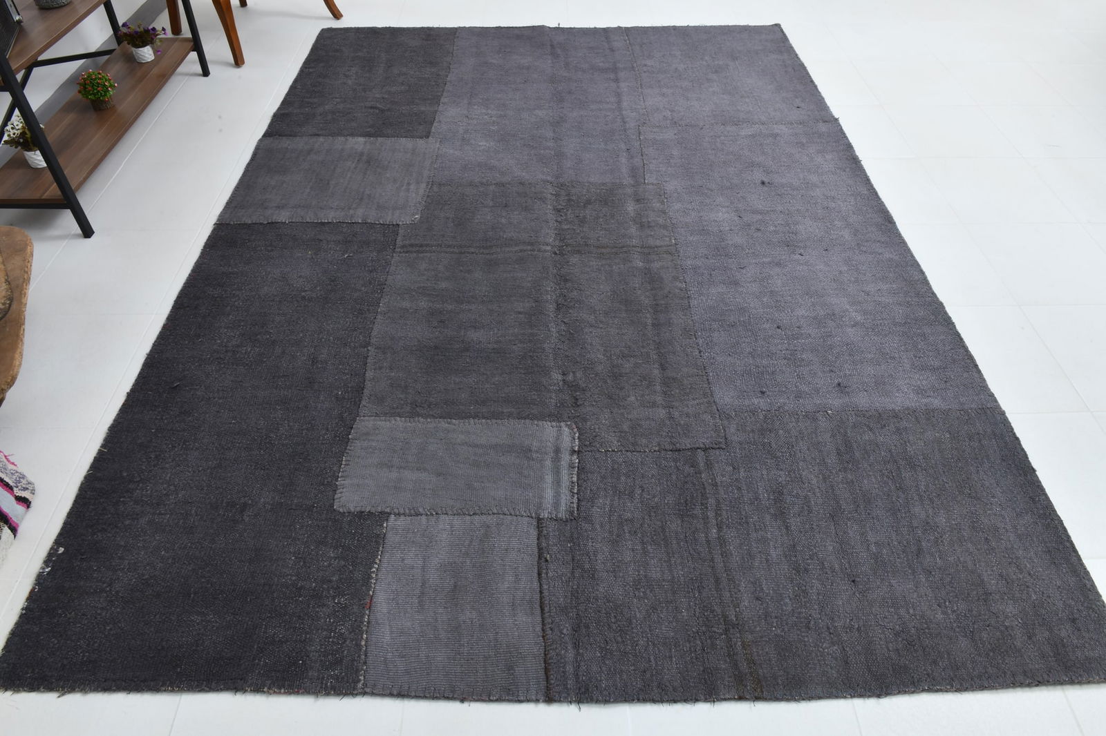 7'1'' x 10'0'' Handmade Vintage Wool Rug - 1765 - 8
