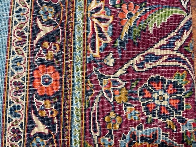 Antique Persian kashan Rug-5015 - 10