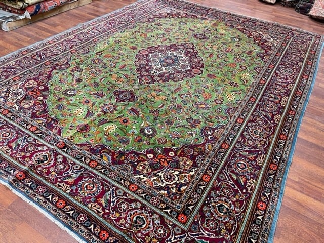 Antique Persian kashan Rug-5015 - 3