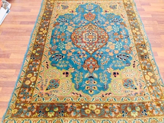 Antique Persian Tabriz Rug-3766 - 4