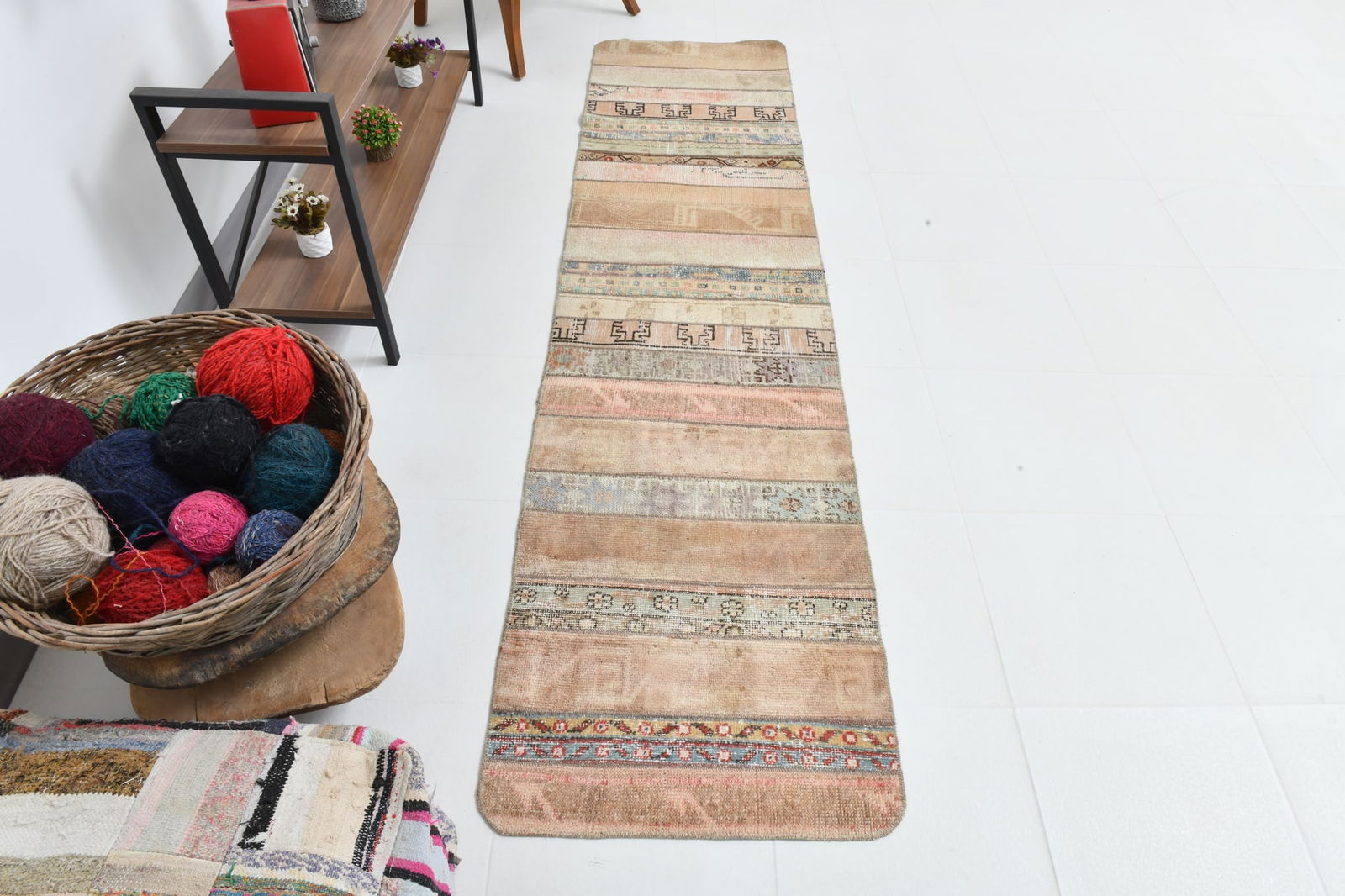 2'1'' x 8'7'' Turkish Vintage Runner Rug - 22551 - 8