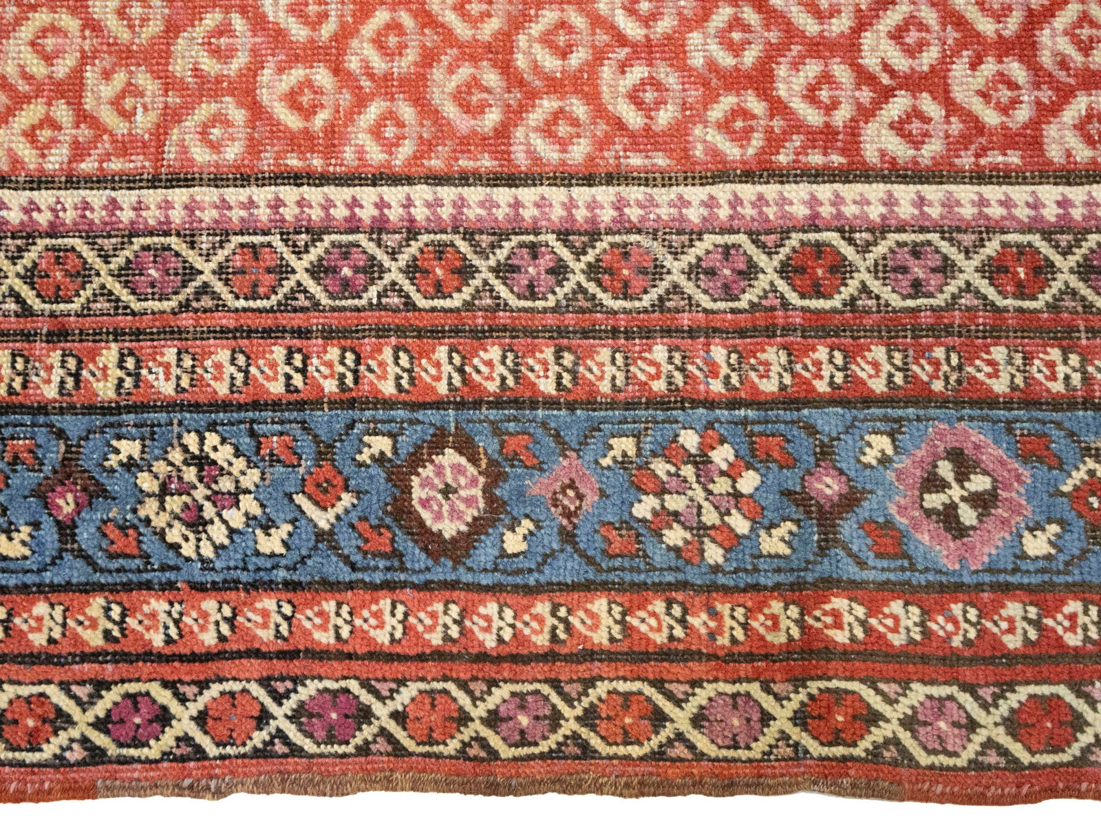 Antique Muted Tribal 6X14 Malayer Persian Rug - 10