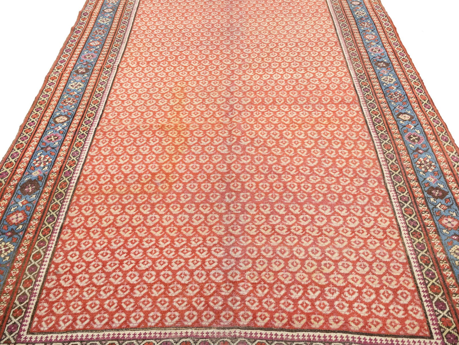 Antique Muted Tribal 6X14 Malayer Persian Rug - 12