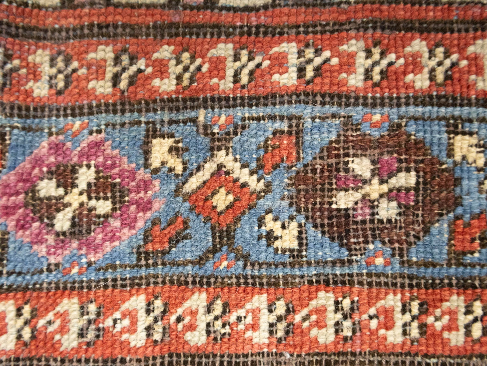 Antique Muted Tribal 6X14 Malayer Persian Rug - 13