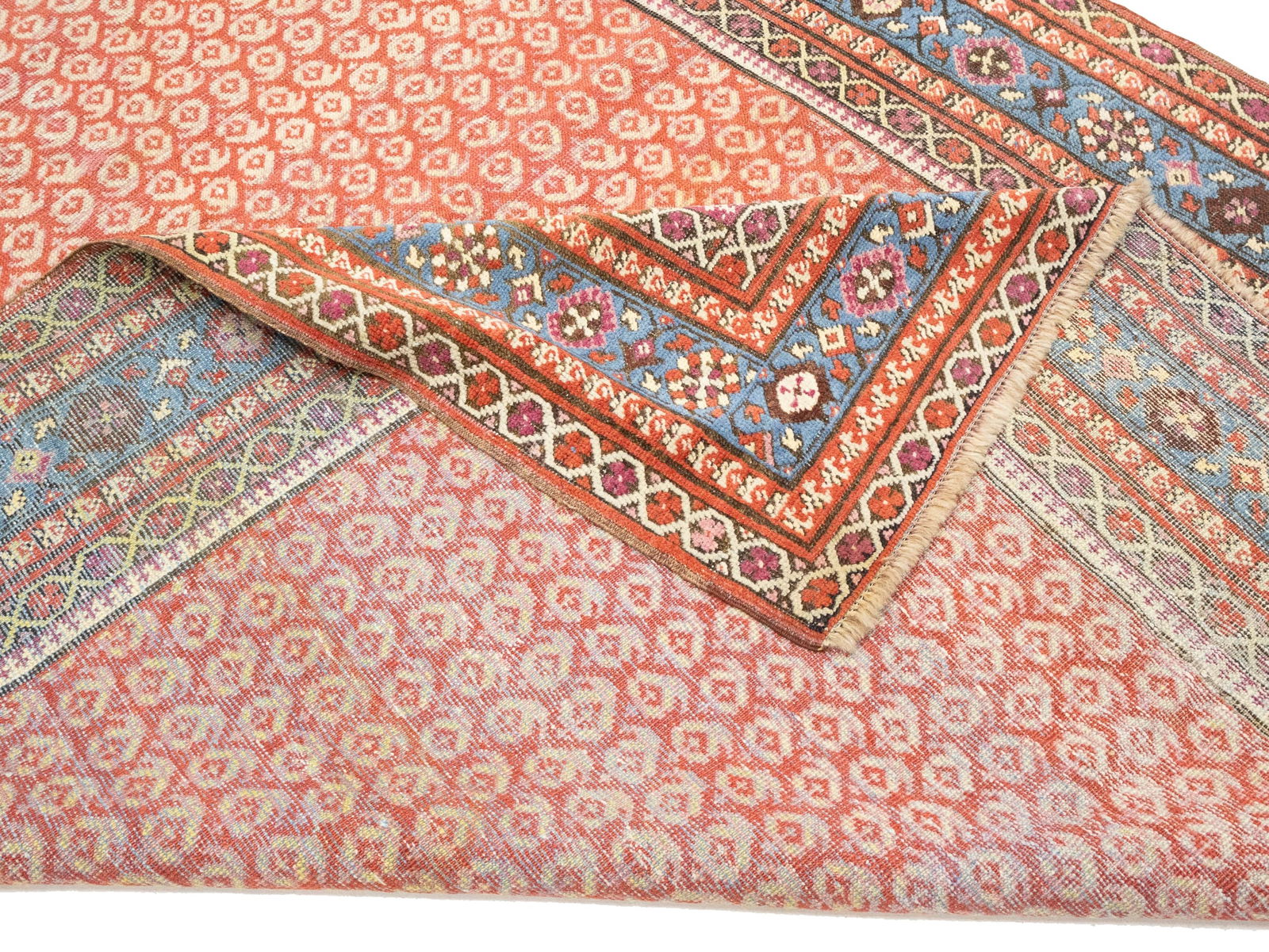 Antique Muted Tribal 6X14 Malayer Persian Rug - 14