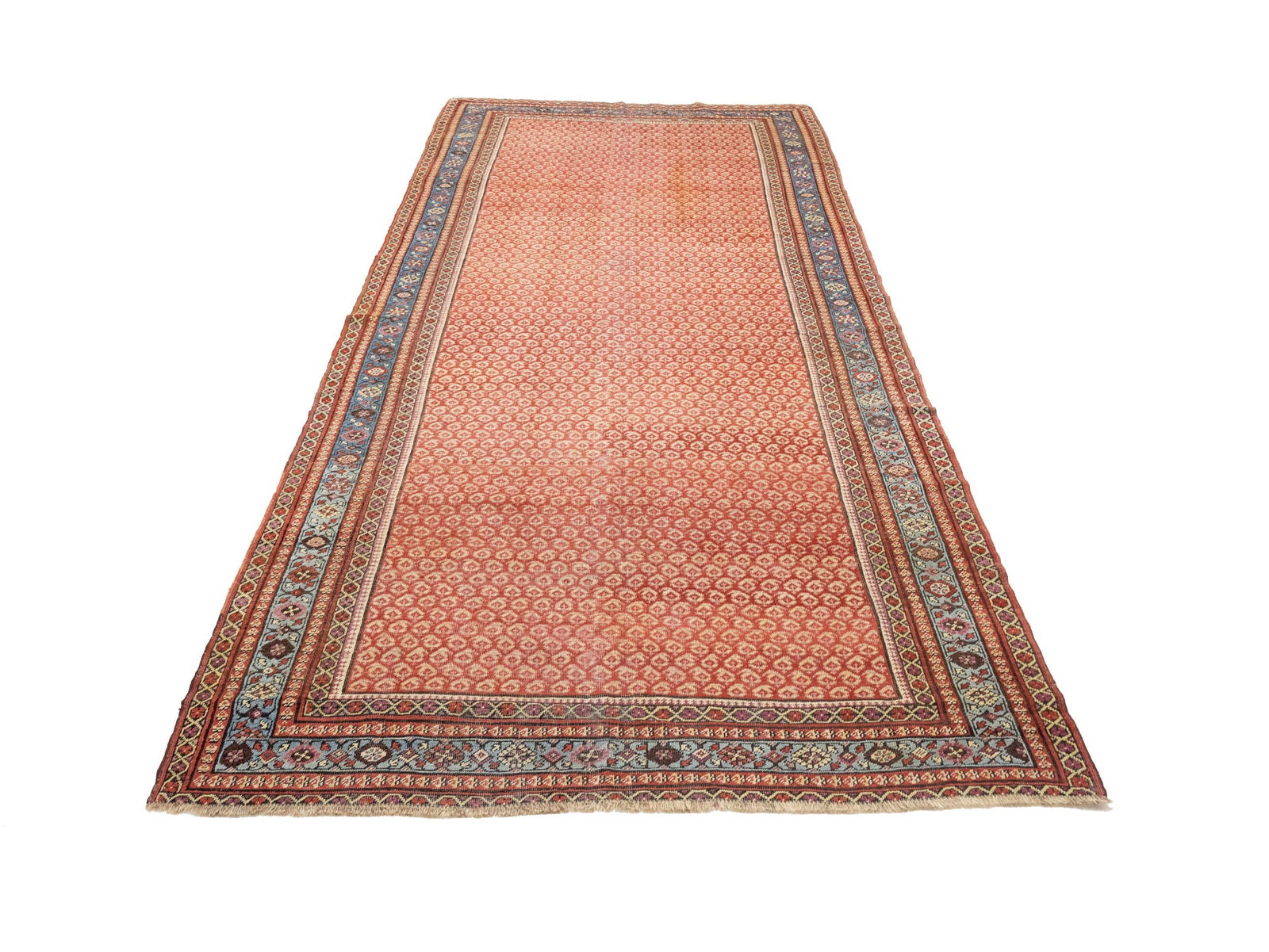 Antique Muted Tribal 6X14 Malayer Persian Rug - 2