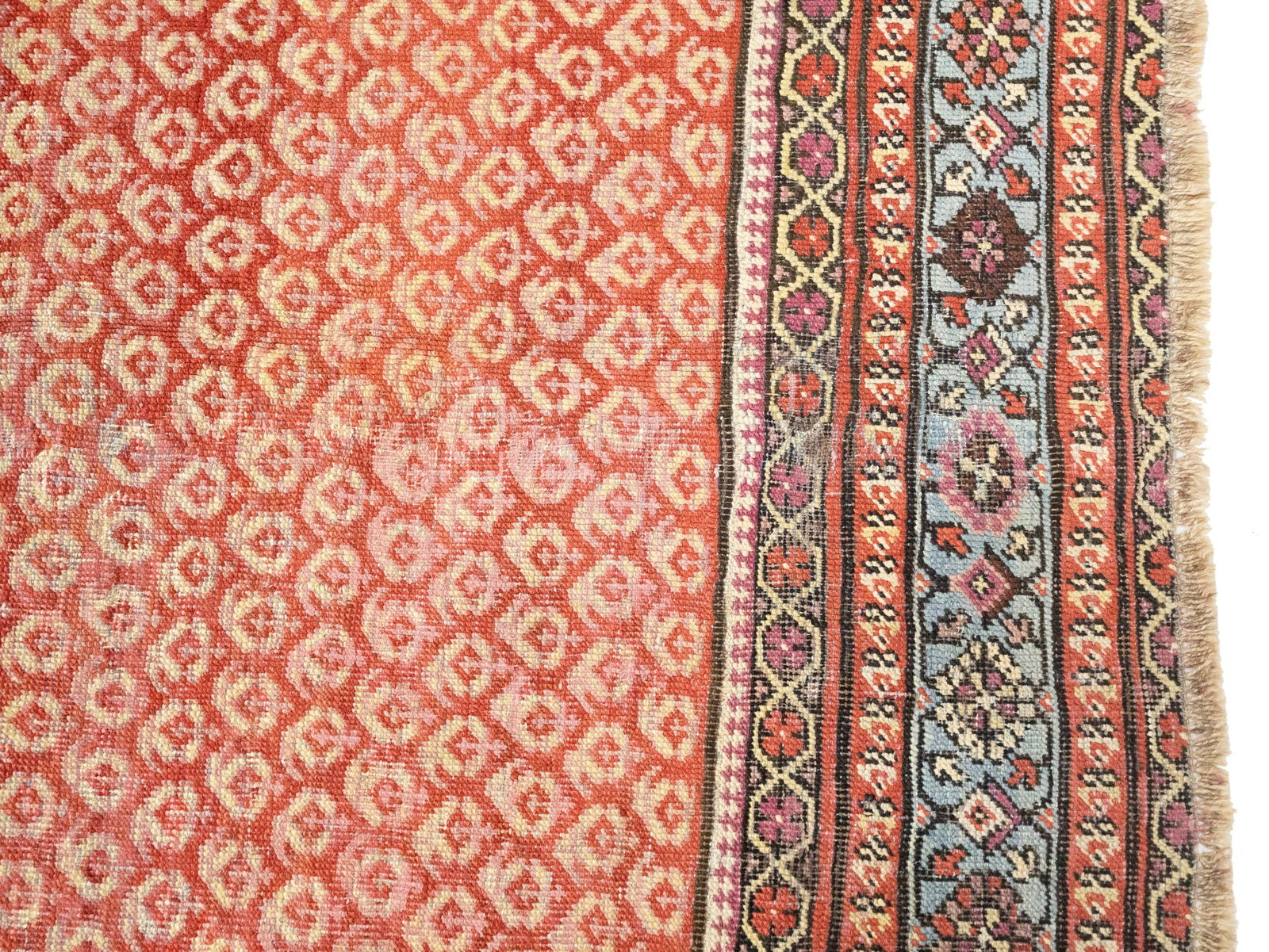 Antique Muted Tribal 6X14 Malayer Persian Rug - 9