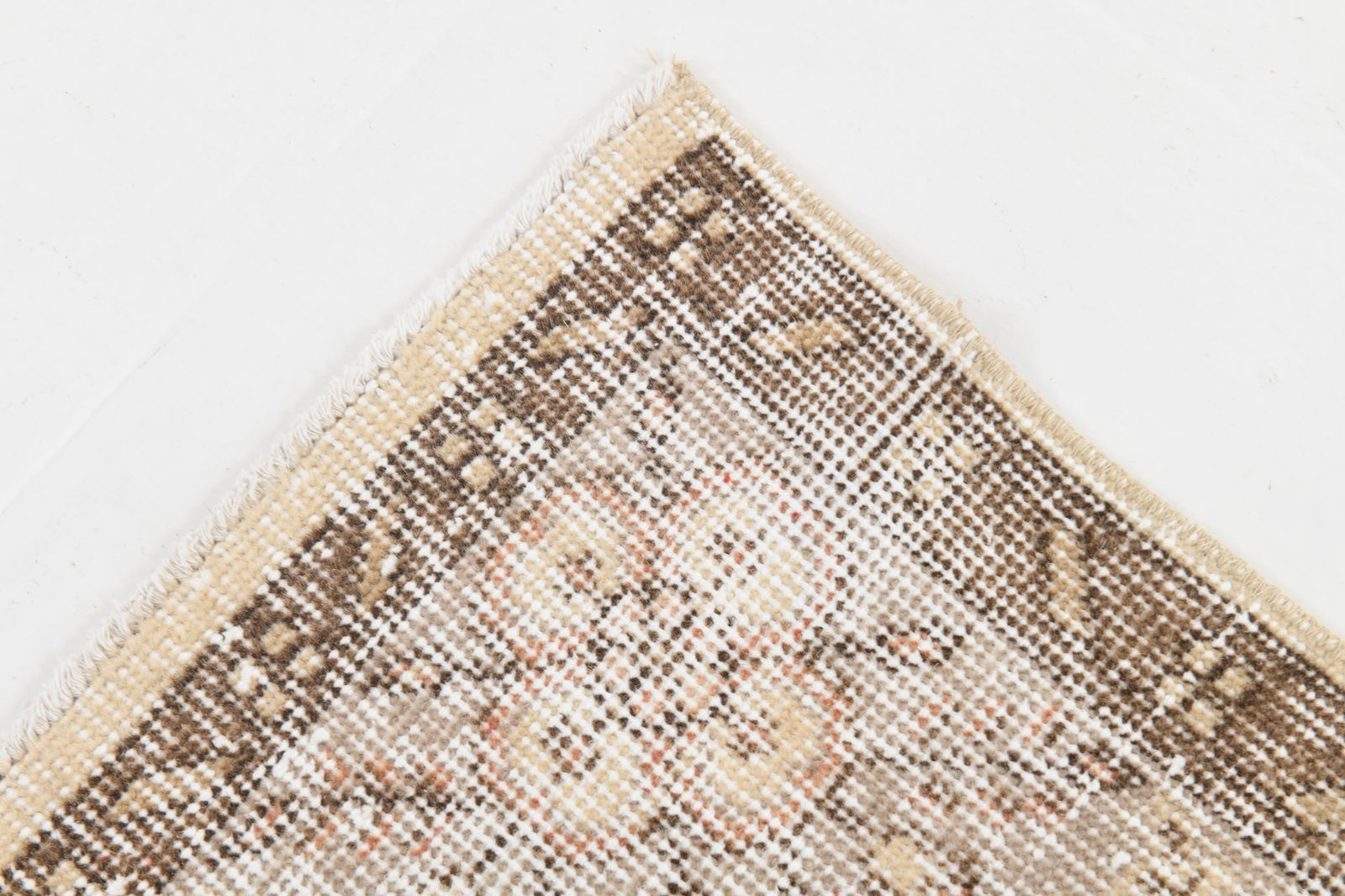 6'2'' x 10'1'' Handmade Vintage Wool Rug - 4999 - 12