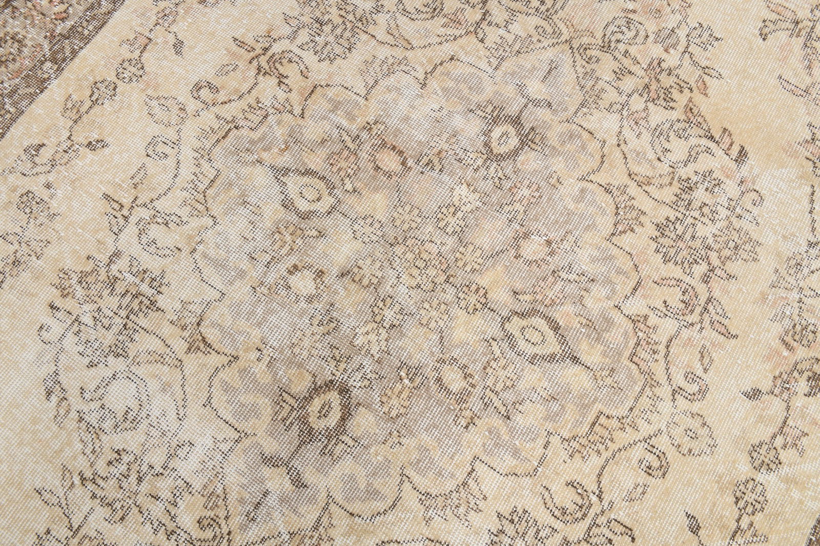 6'2'' x 10'1'' Handmade Vintage Wool Rug - 4999 - 9