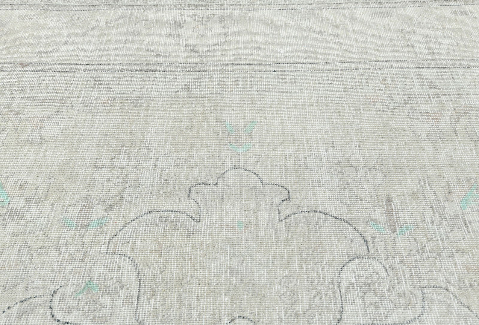 Antique Floral Traditional 6X10 Distressed Vintage Oriental Rug - 7