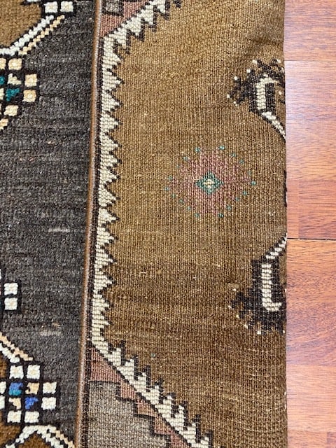 Antique Turkish Geometric Runner-4738/106 - 6