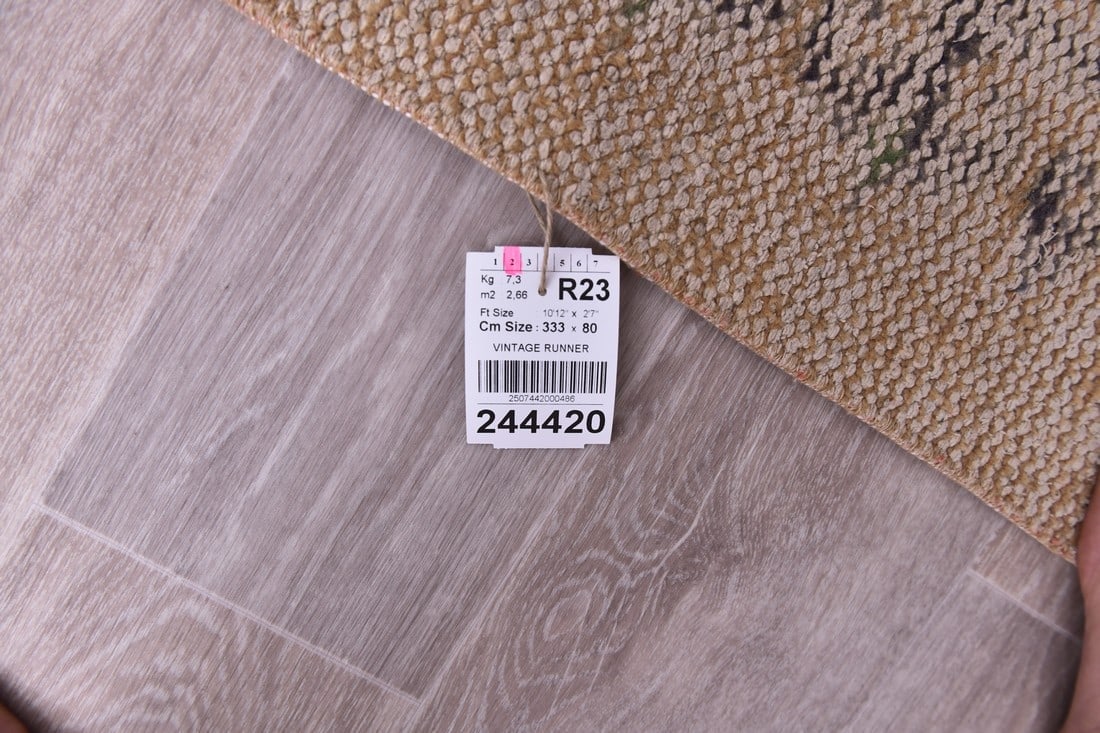 2'7'' x 10'11'' Turkish Vintage Runner Rug - 244420 - 13