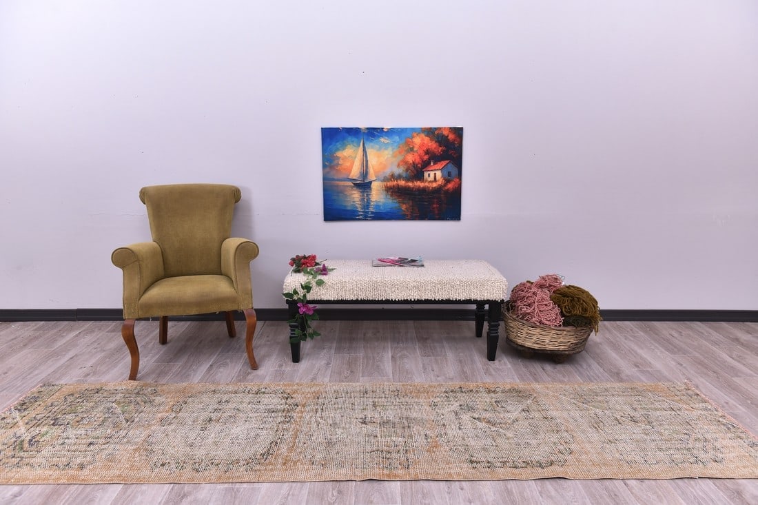 2'7'' x 10'11'' Turkish Vintage Runner Rug - 244420 (1 of 13)