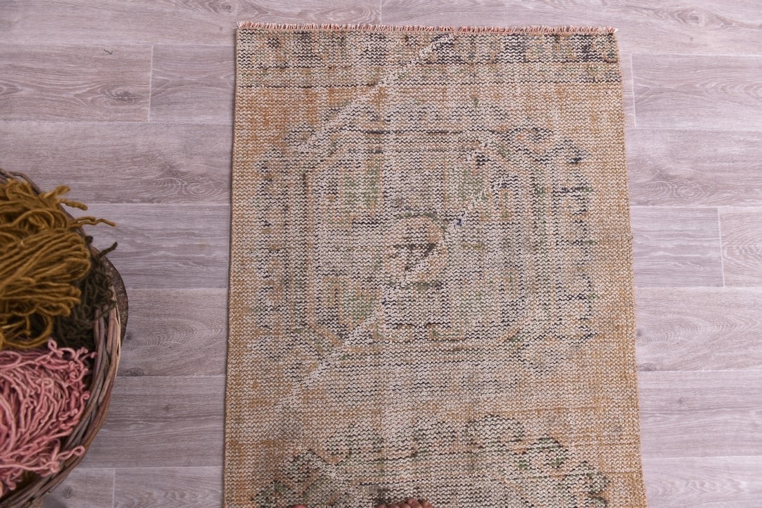 2'7'' x 10'11'' Turkish Vintage Runner Rug - 244420 - 4