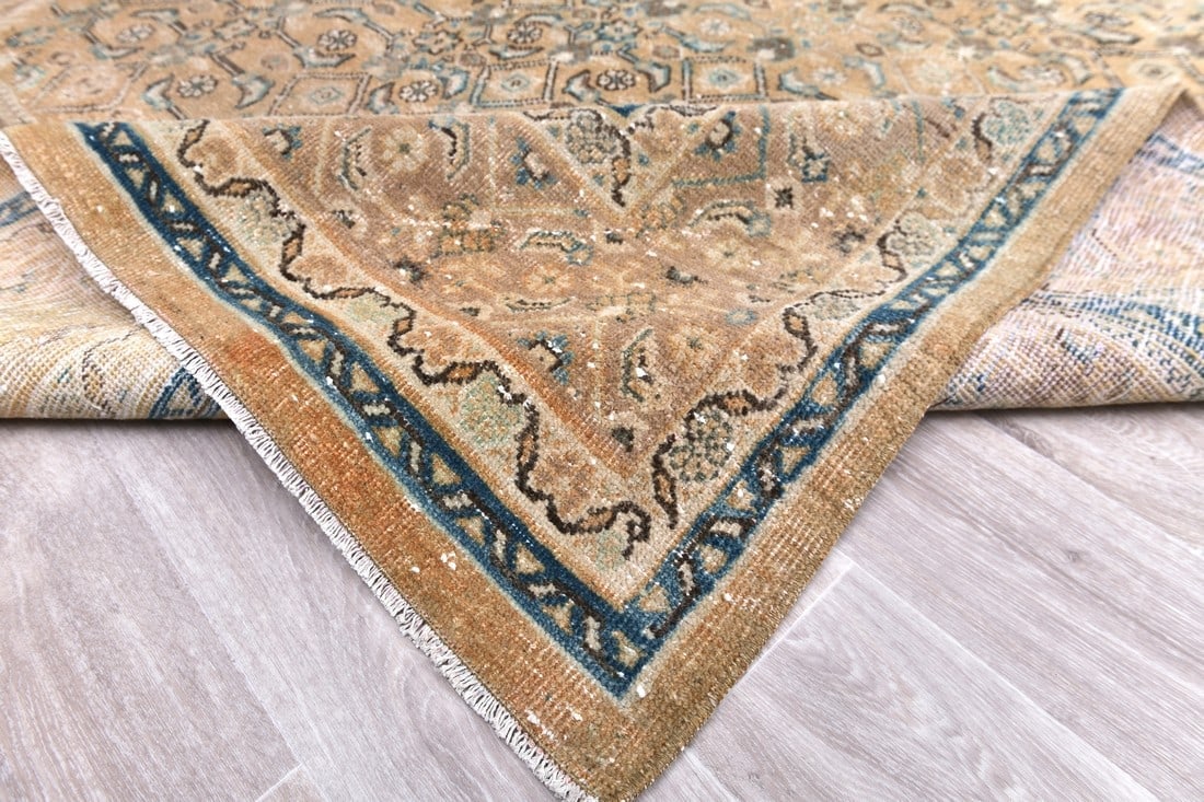 9'5'' x 12'7'' Unique Handmade Vintage Rug - 242722 - 12