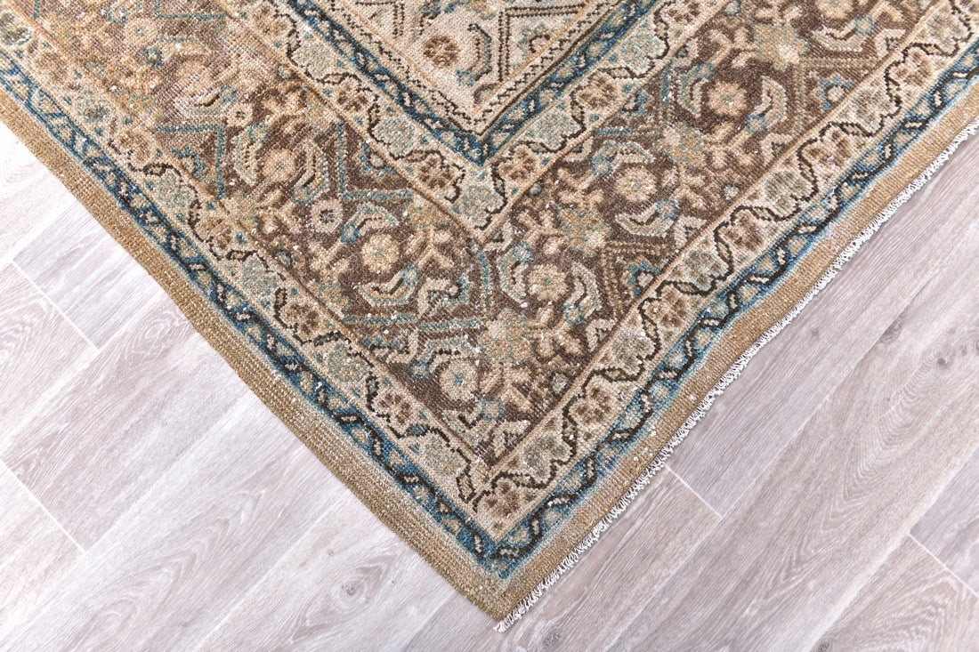 9'5'' x 12'7'' Unique Handmade Vintage Rug - 242722 - 7