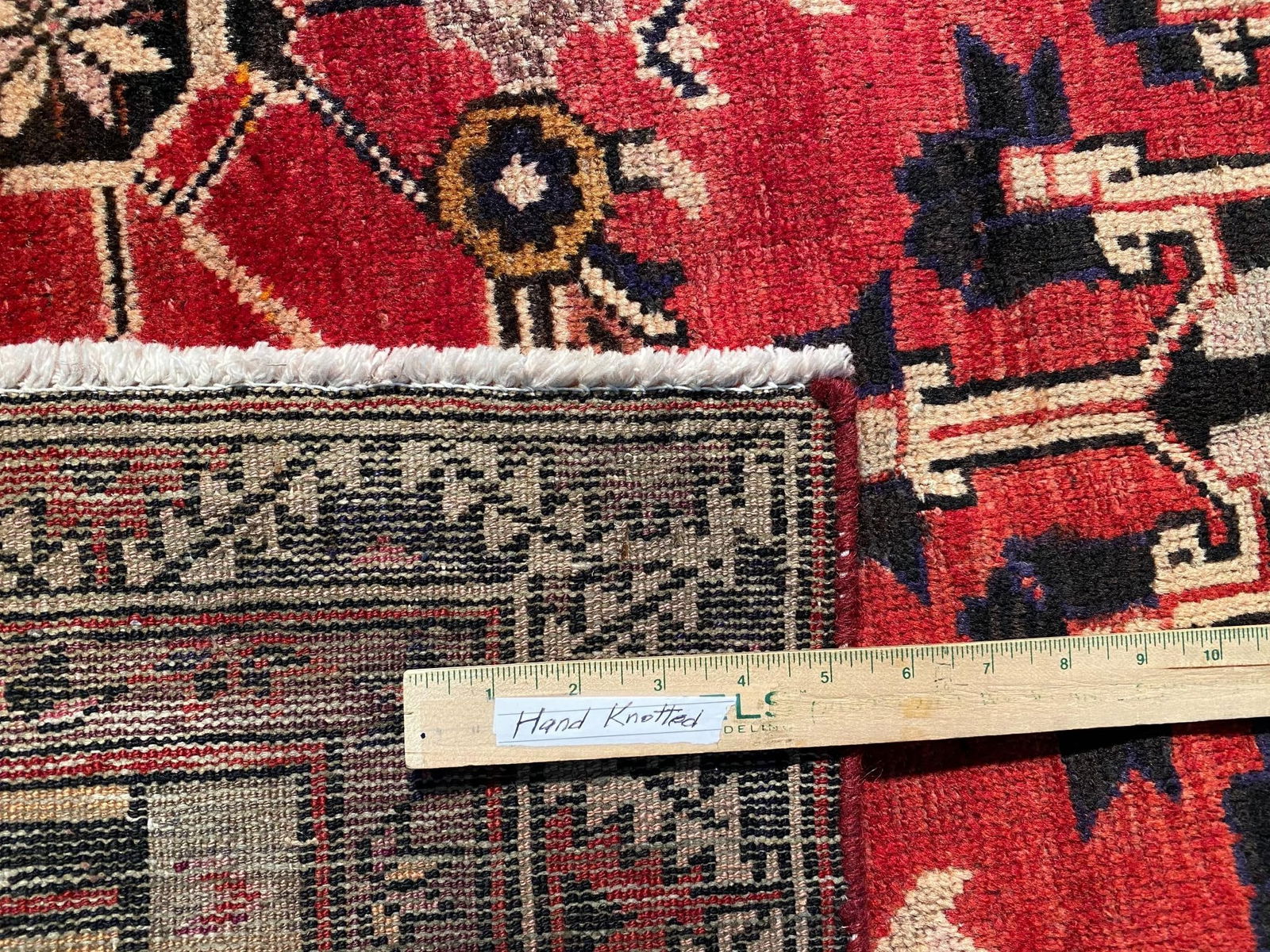 Exquisite Vintage Persian Rug 3'.7"x6'.6" - 11