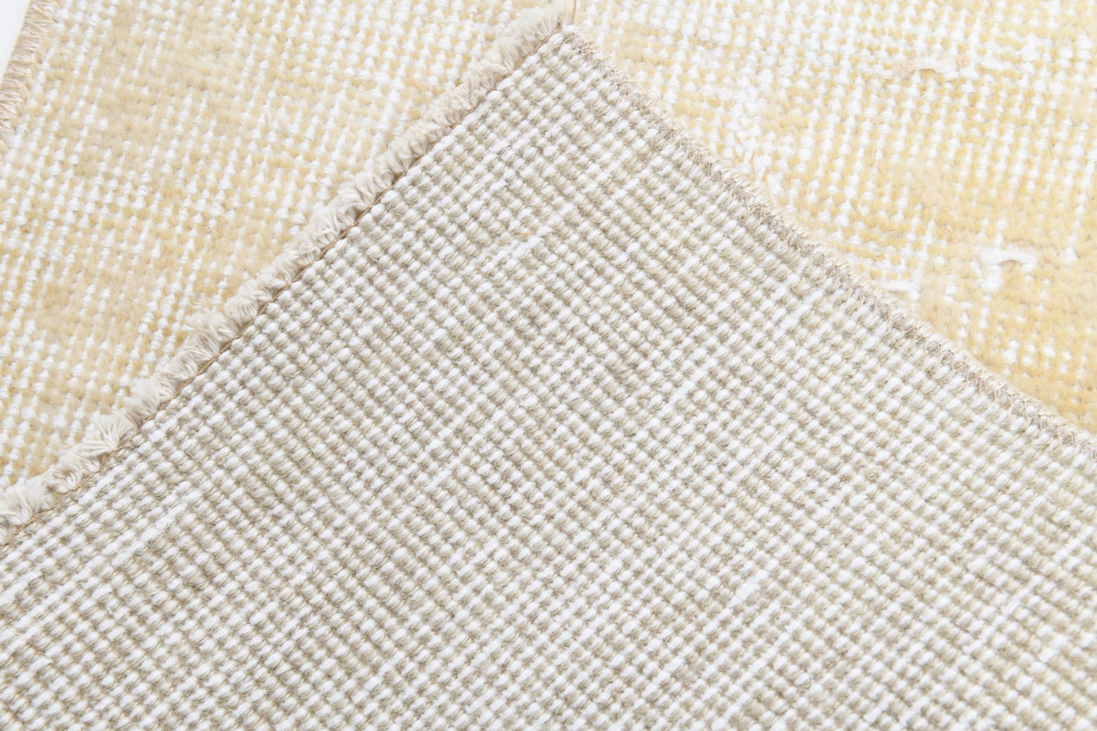 1'4'' x 3'8'' Handmade Vintage Wool Rug - 7276 - 12