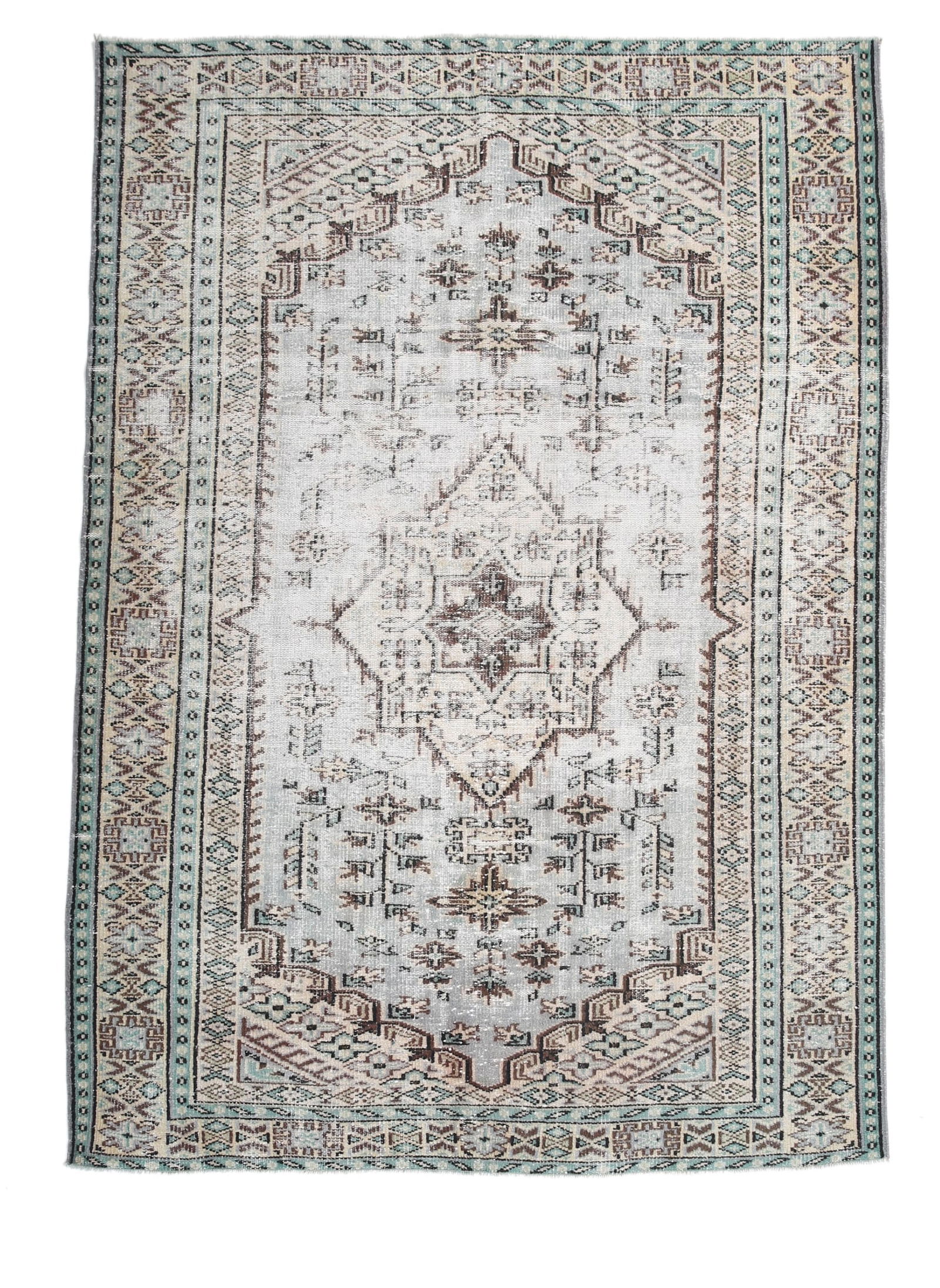 5'3'' x 8'6'' Decorative Vintage Rug - 24779 (1 of 20)