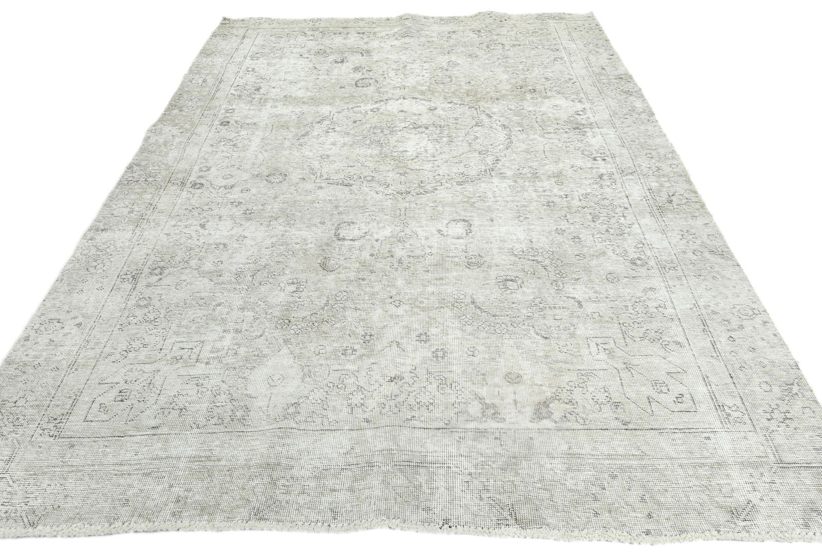 Antique Floral Traditional 6X8 Distressed Vintage Oriental Rug - 2