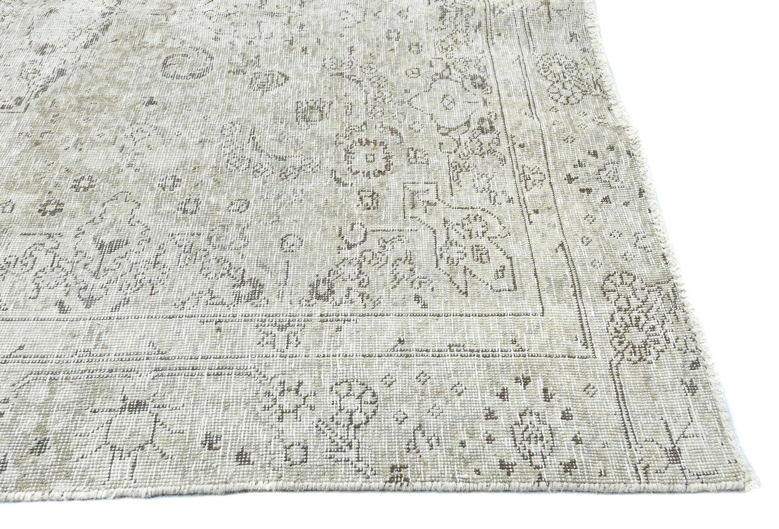 Antique Floral Traditional 6X8 Distressed Vintage Oriental Rug - 8