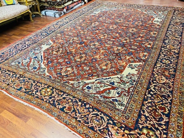 Antique Persian Zigler Mahal Rug-816 - 2
