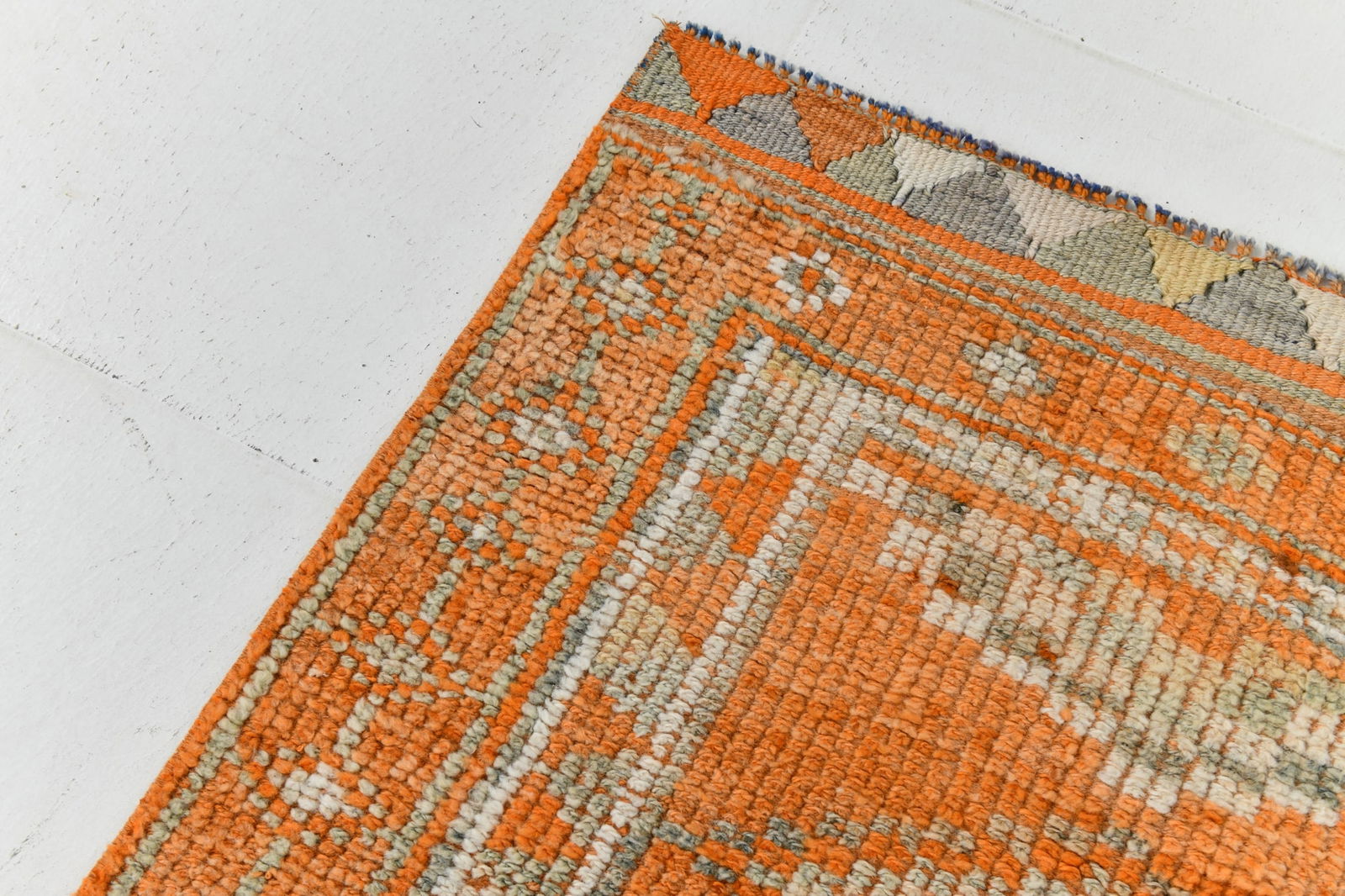 2'9'' x 13'6'' Vintage Wool Runner Rug - 23860 - 14