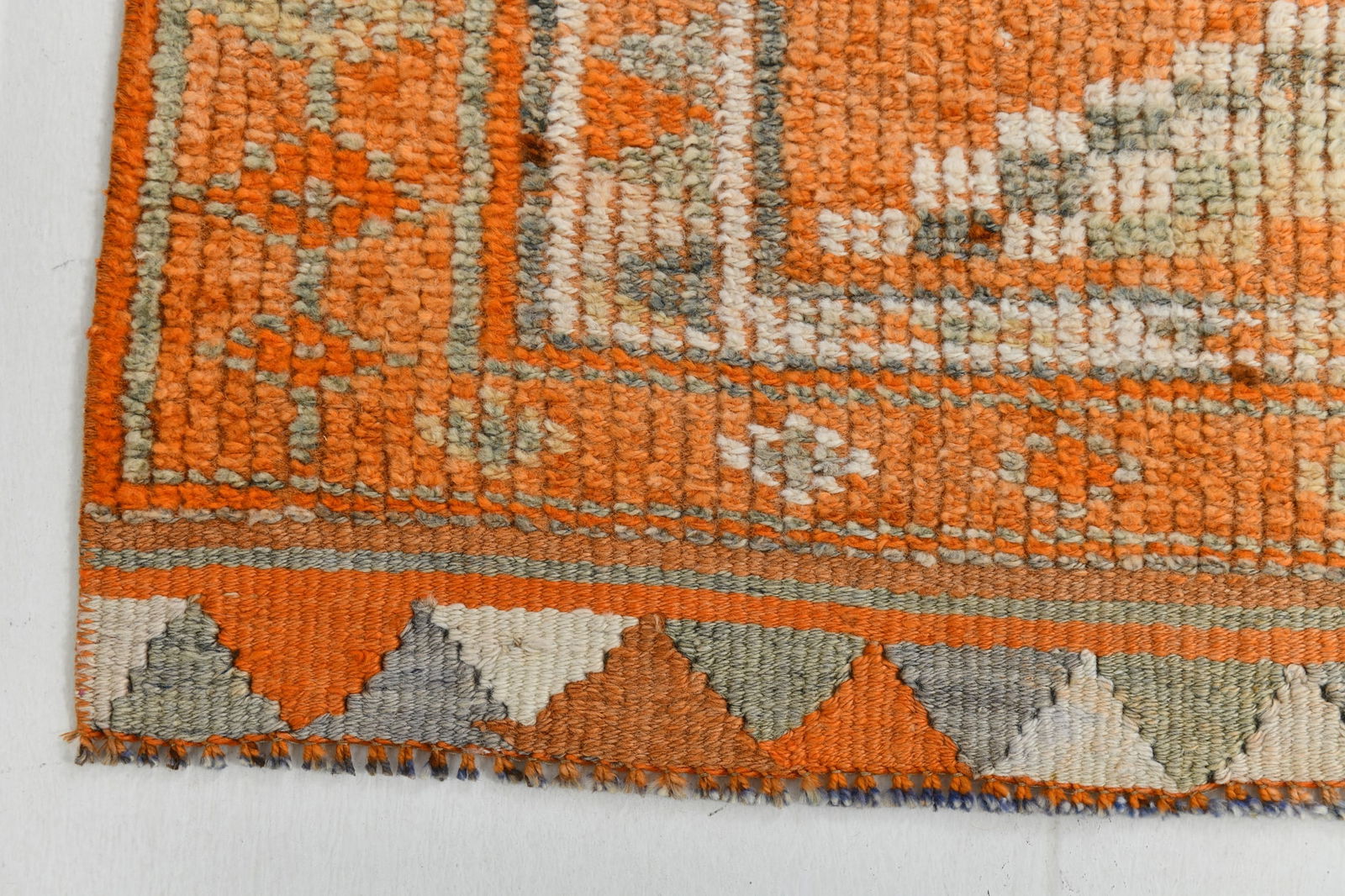 2'9'' x 13'6'' Vintage Wool Runner Rug - 23860 - 15