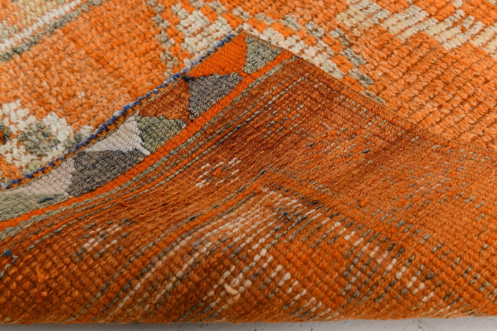 2'9'' x 13'6'' Vintage Wool Runner Rug - 23860 - 17