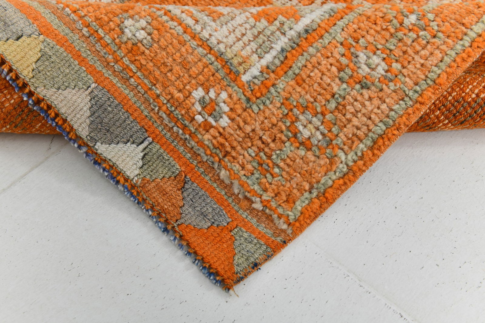 2'9'' x 13'6'' Vintage Wool Runner Rug - 23860 - 18