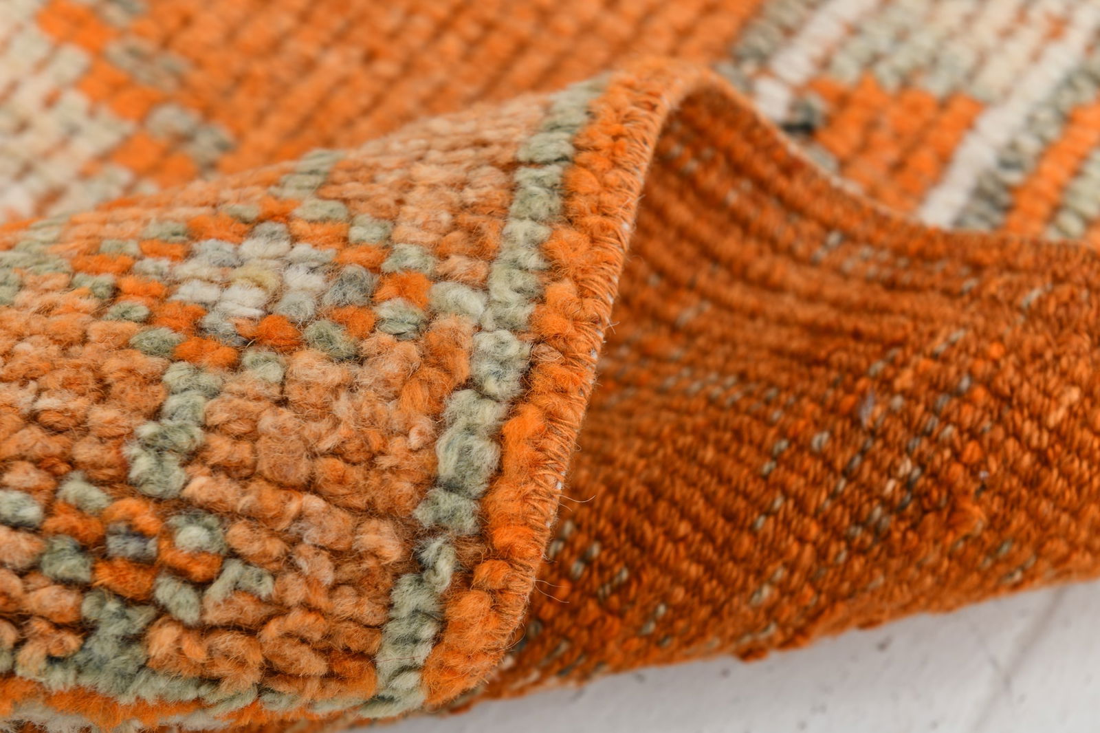 2'9'' x 13'6'' Vintage Wool Runner Rug - 23860 - 19