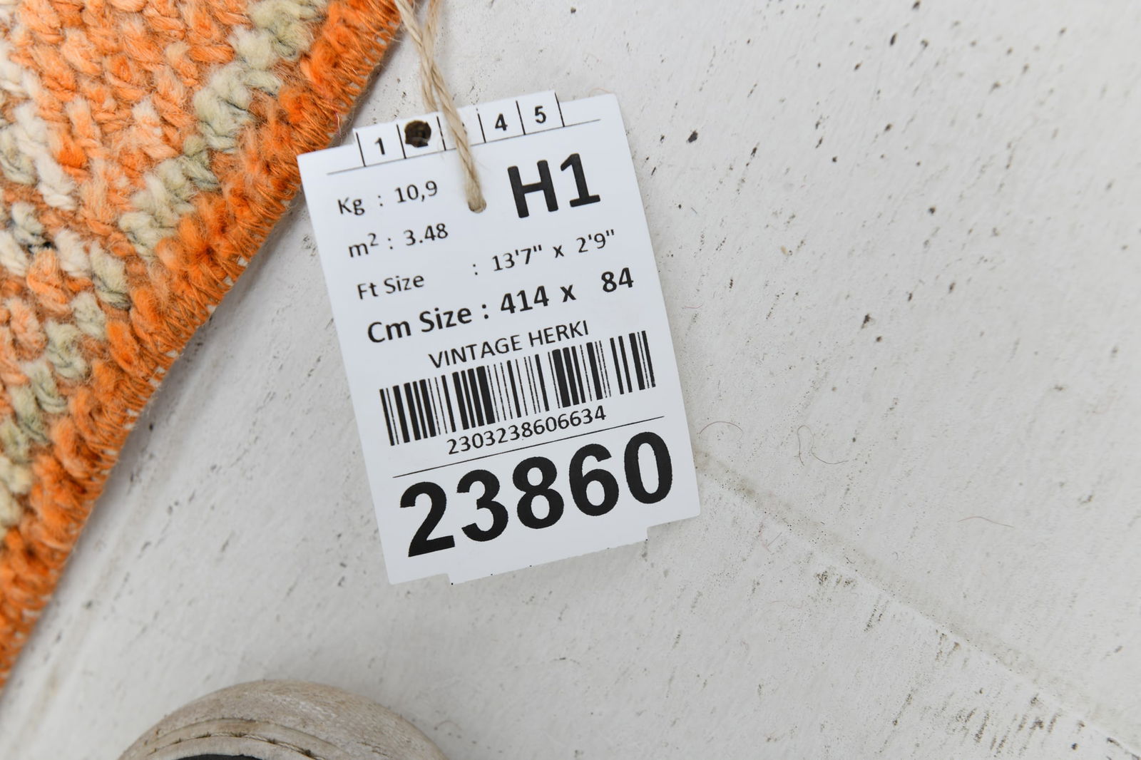 2'9'' x 13'6'' Vintage Wool Runner Rug - 23860 - 20