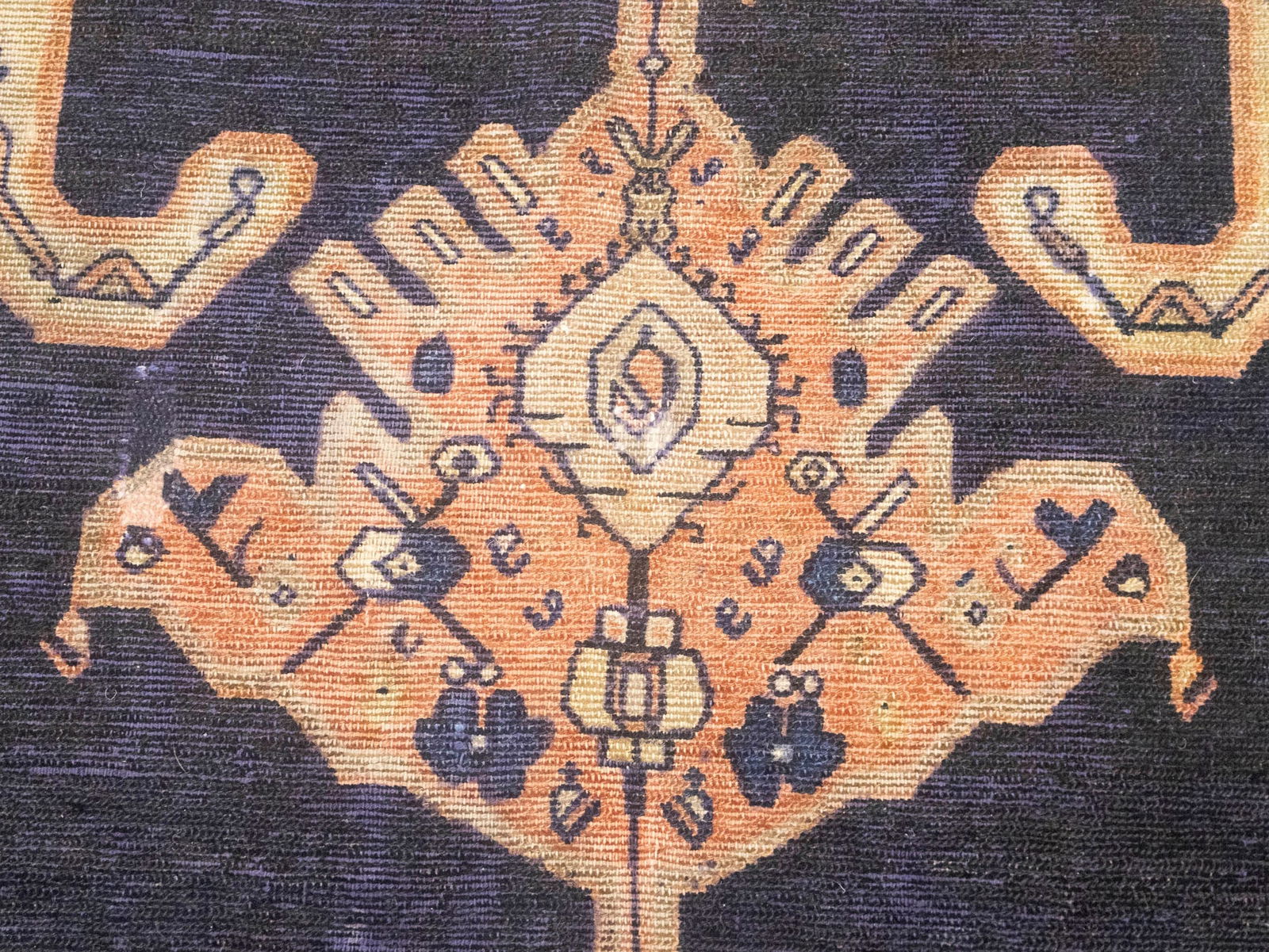 Antique Muted Tribal 5X11 Malayer Persian Rug - 12