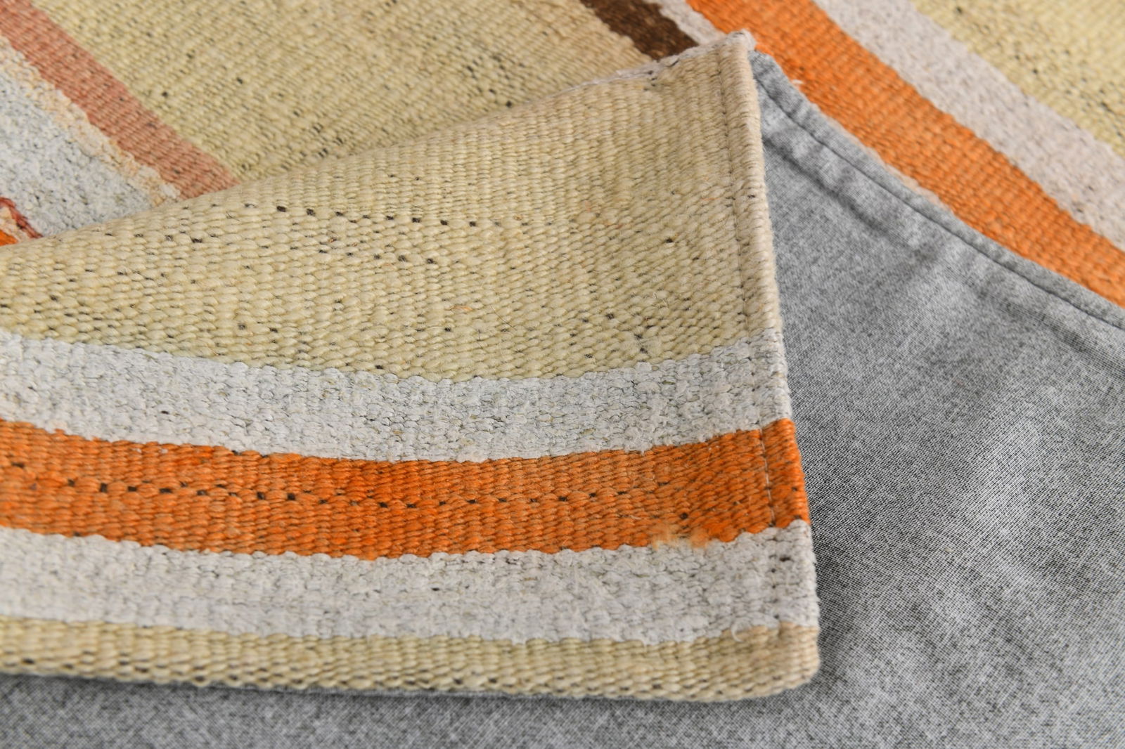 2'7'' x 7'0'' Turkish Vintage Hemp Rug - 1429 - 15