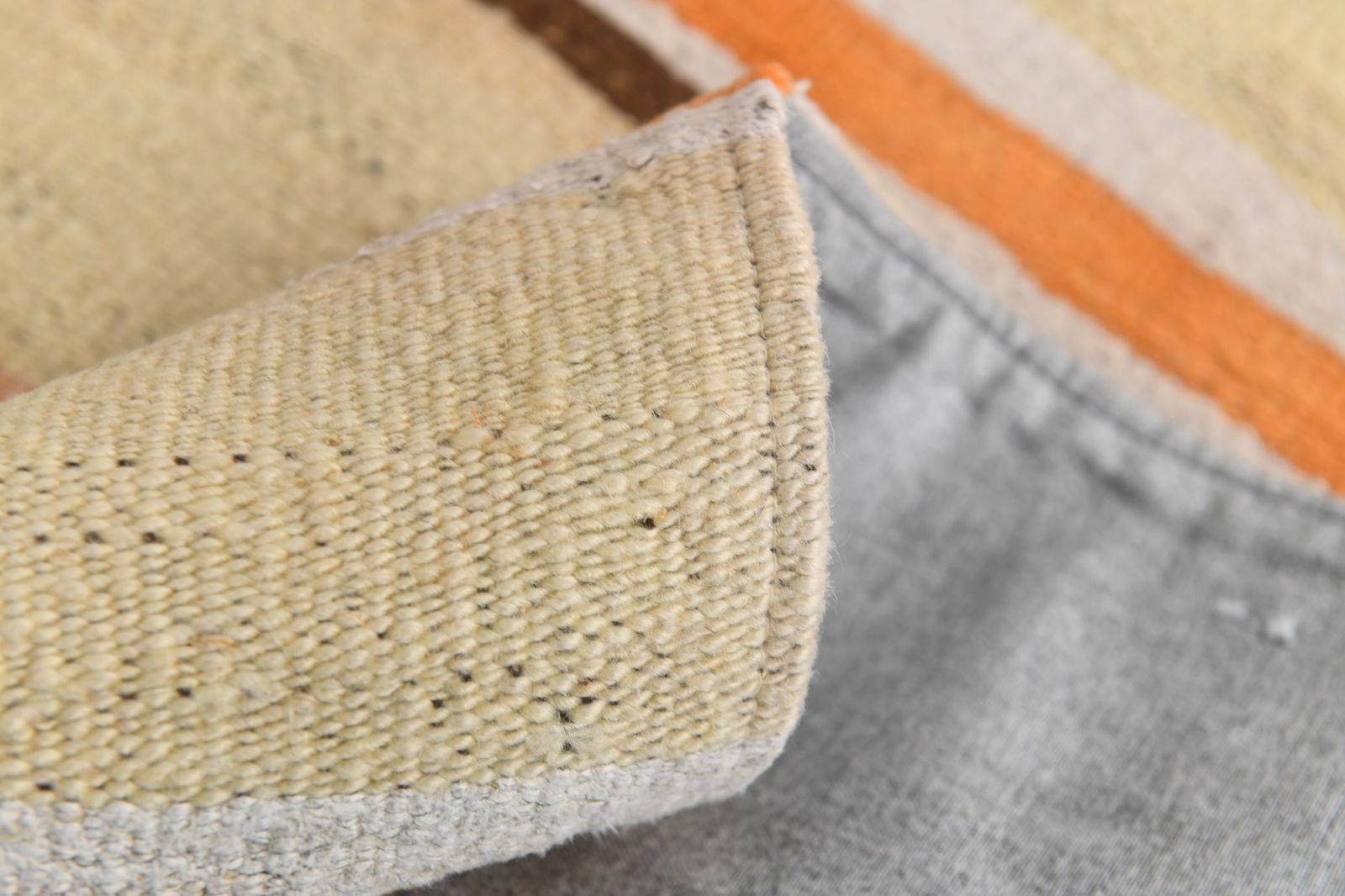 2'7'' x 7'0'' Turkish Vintage Hemp Rug - 1429 - 16