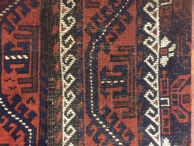 Antique Persian Baluch Runner-4844 - 9