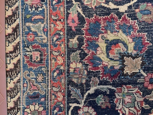 Antique Palace size Persian Mashad Rug-5174 - 12