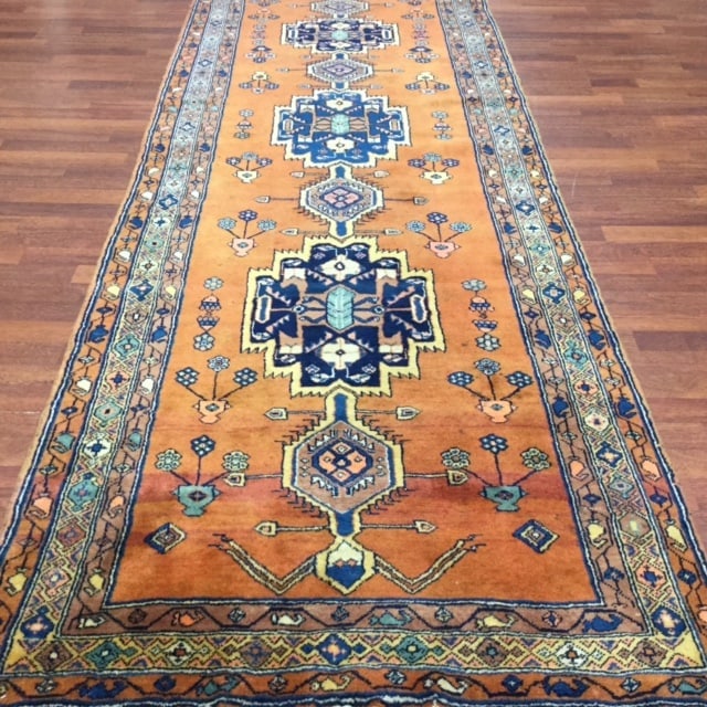 Antique Persian Serab Runner-4548 - 3