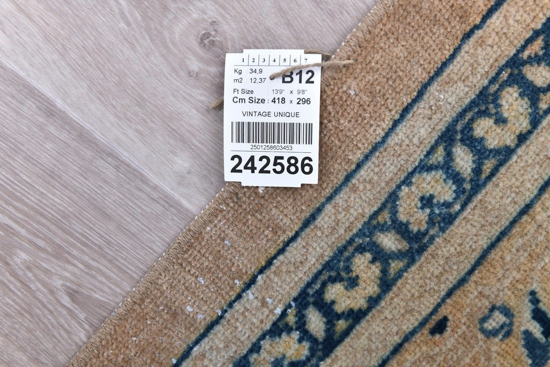 9'8'' x 13'8'' Unique Handmade Vintage Rug - 242586 - 17