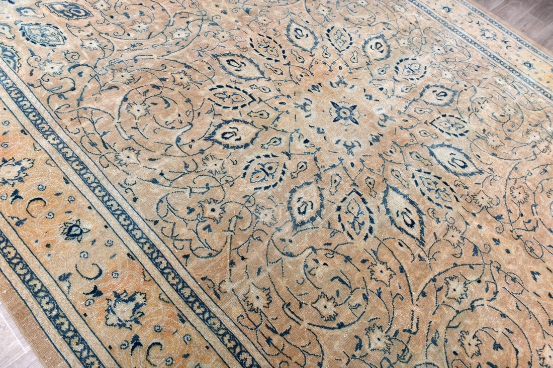 9'8'' x 13'8'' Unique Handmade Vintage Rug - 242586 - 5