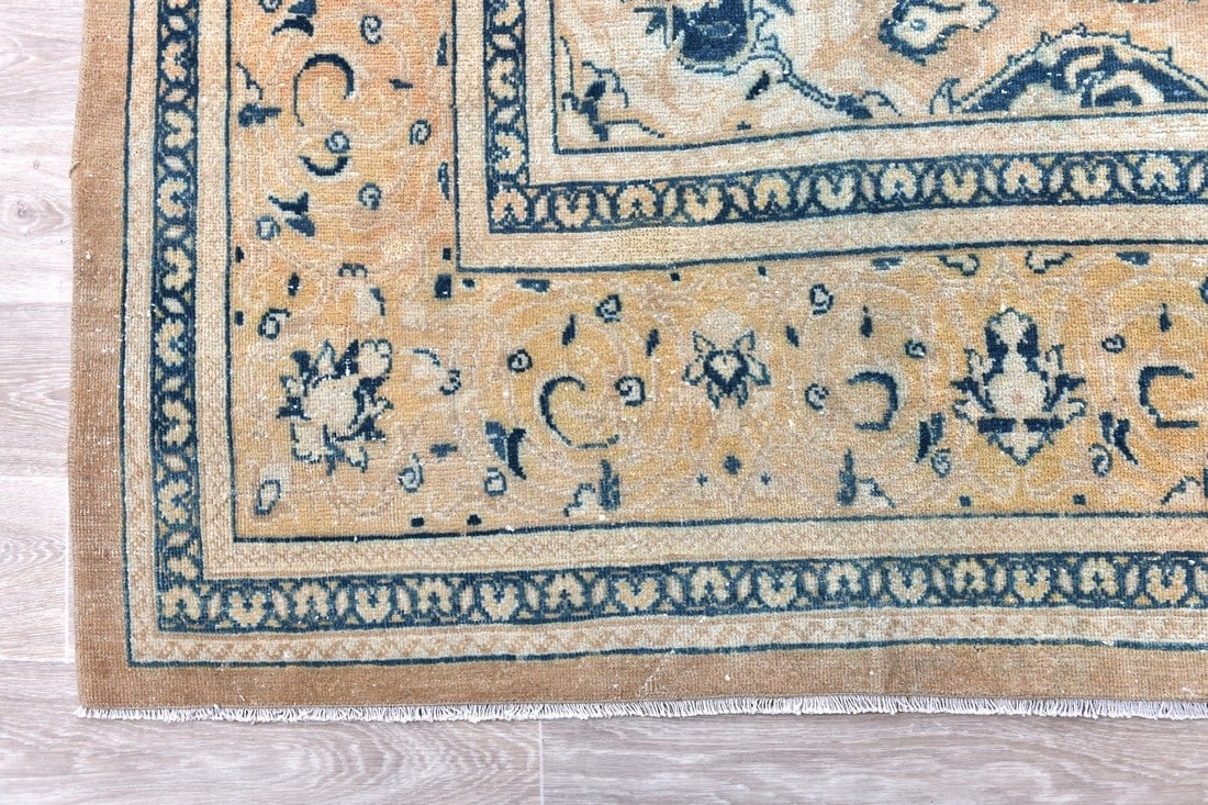 9'8'' x 13'8'' Unique Handmade Vintage Rug - 242586 - 9