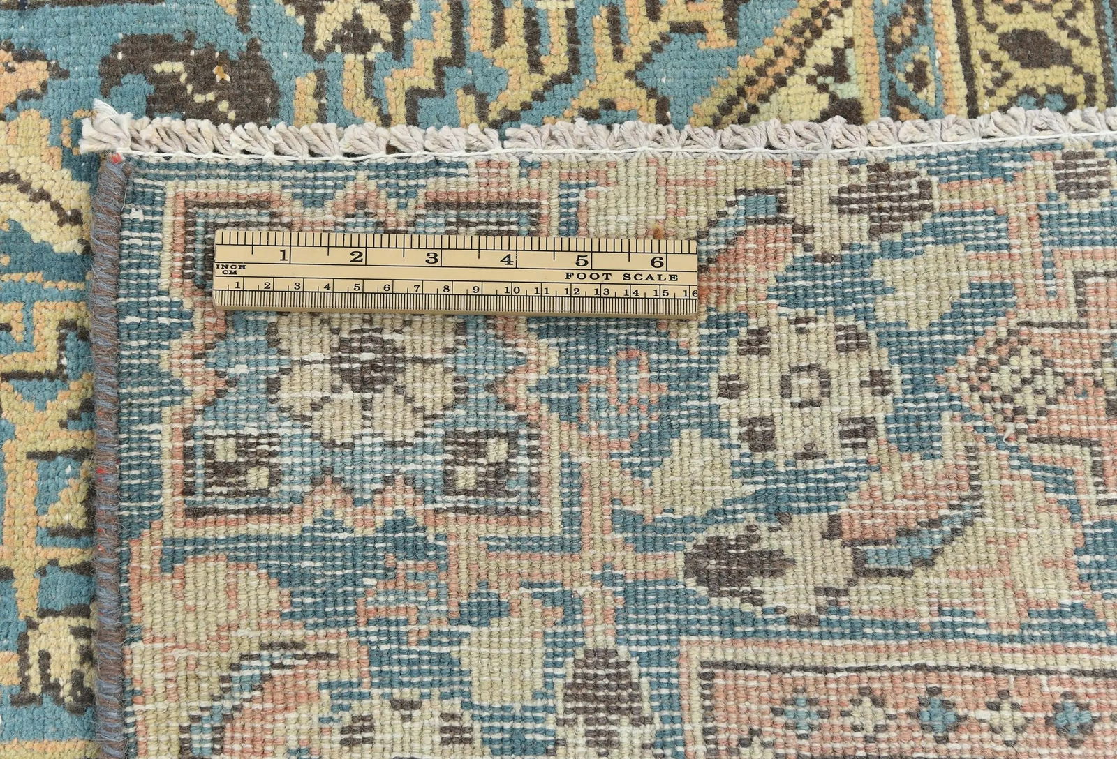 Semi Antique Muted Floral 7'5X10'7 Distressed Vintage Oriental Rug - 11