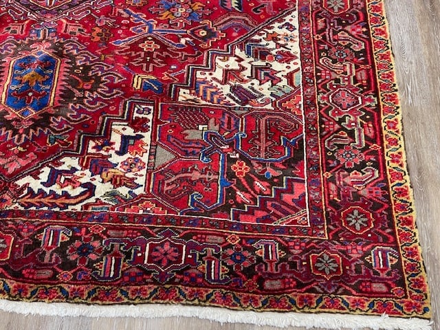 Vintage Persian Heriz Rug-4195 - 4