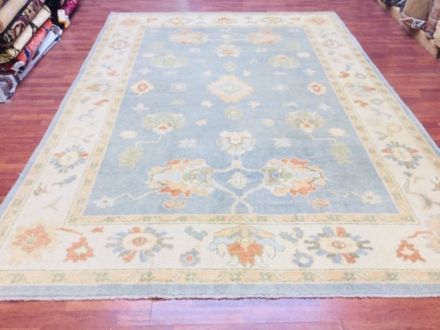 Vintage Turkish Ushak Rug-3934 - 2