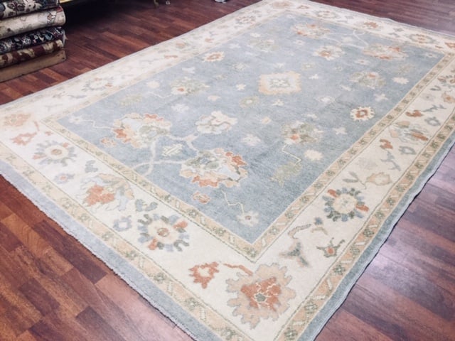 Vintage Turkish Ushak Rug-3934 - 3