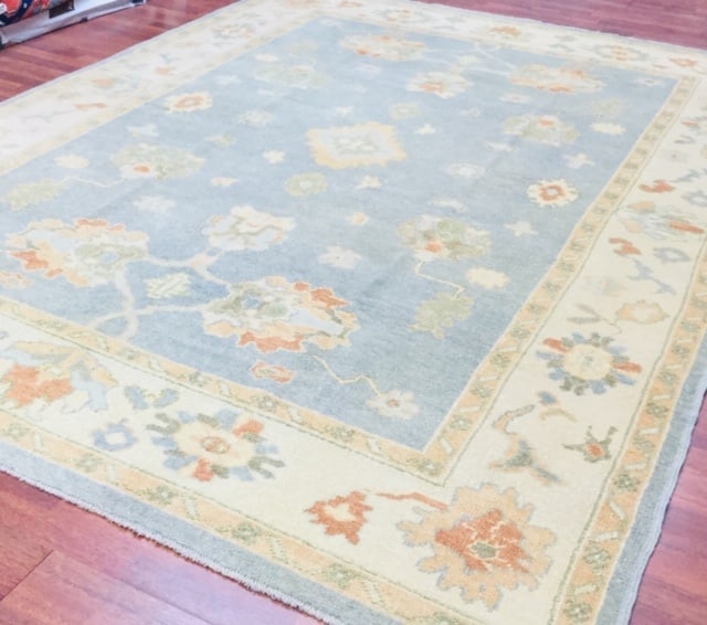 Vintage Turkish Ushak Rug-3934 - 4