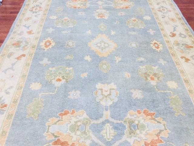 Vintage Turkish Ushak Rug-3934 - 6